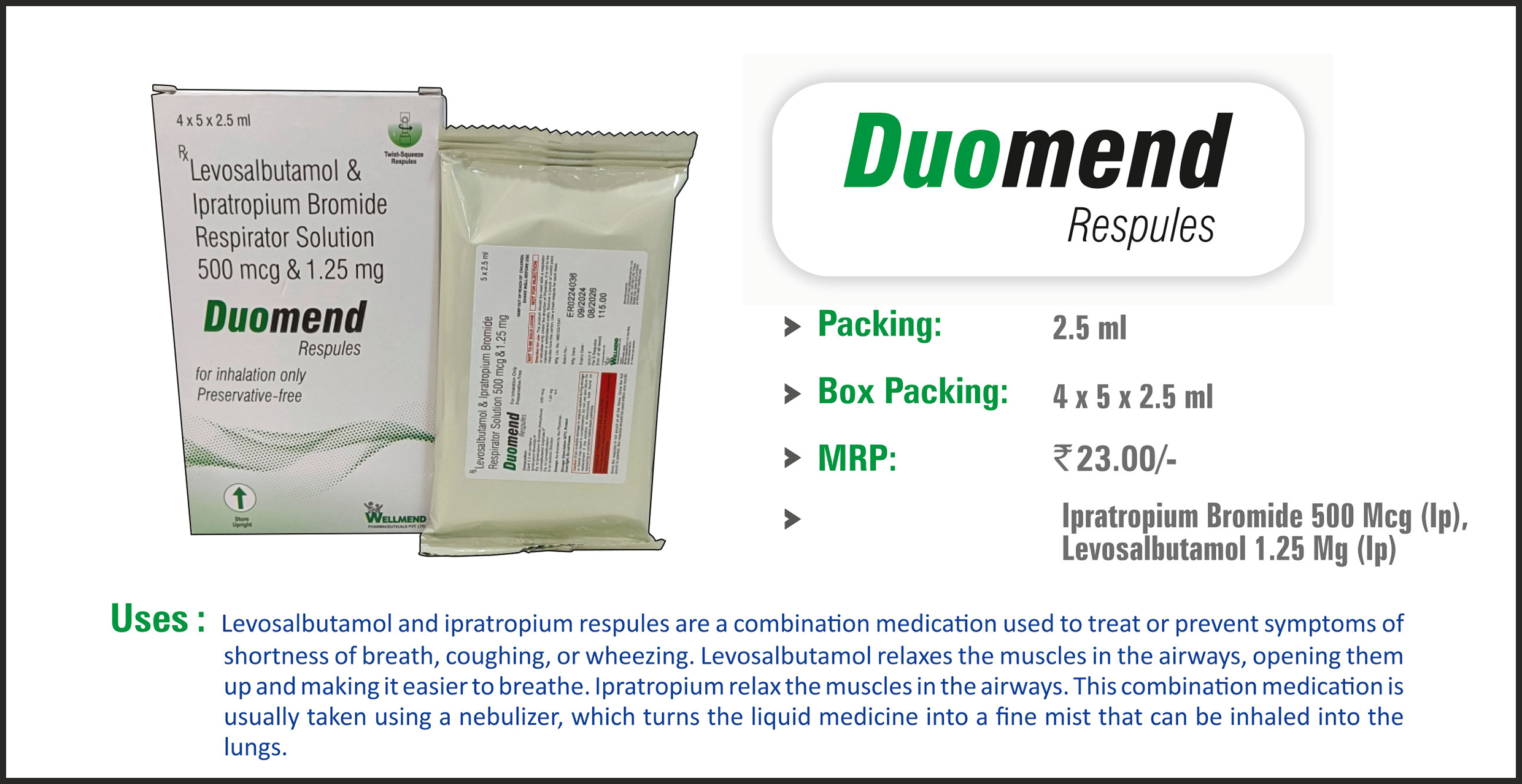 DUOMEND Respirator Suspension