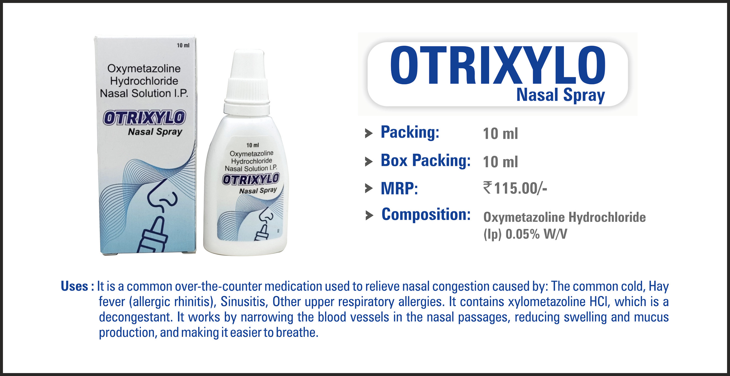OTRIXYLO Nasal Spray