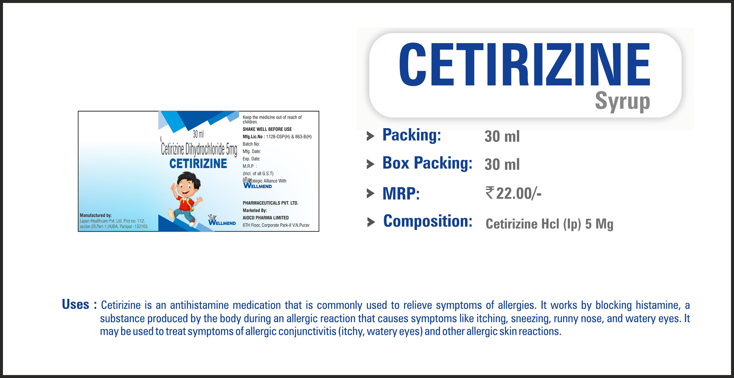CETIRIZINE Syrup