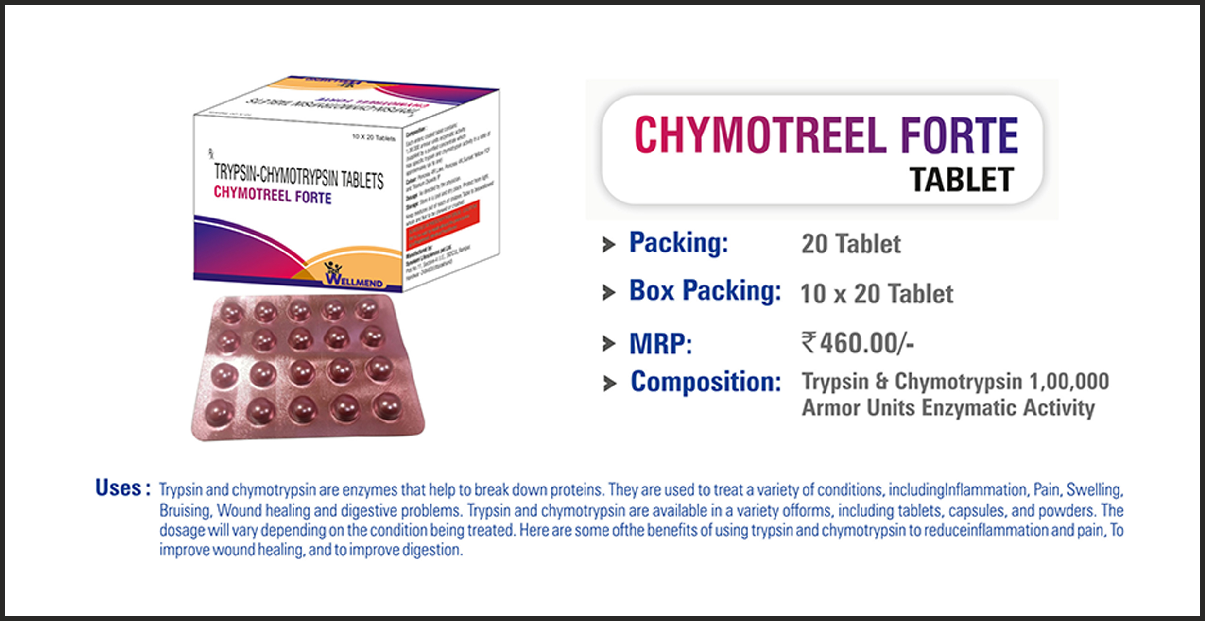 CHYMOTREEL FORTE Tablet