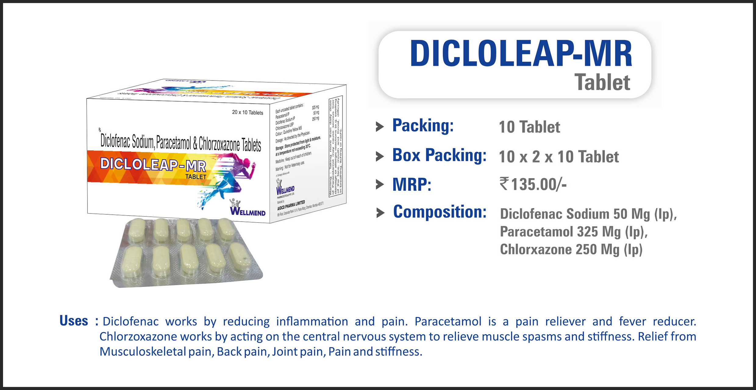DICLOLEAP-MR Tablet 20+4
