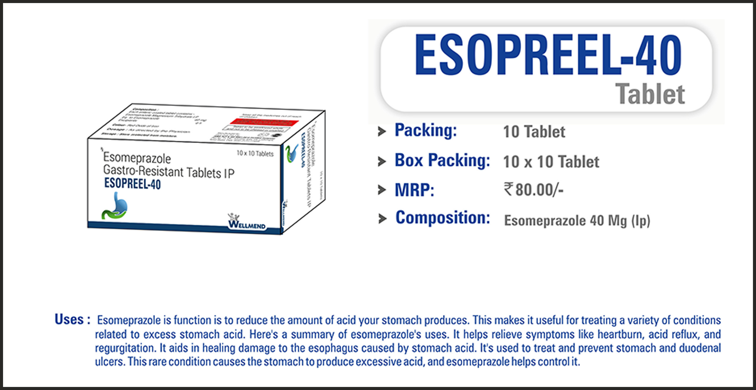 ESOPREEL-40 Tablet
