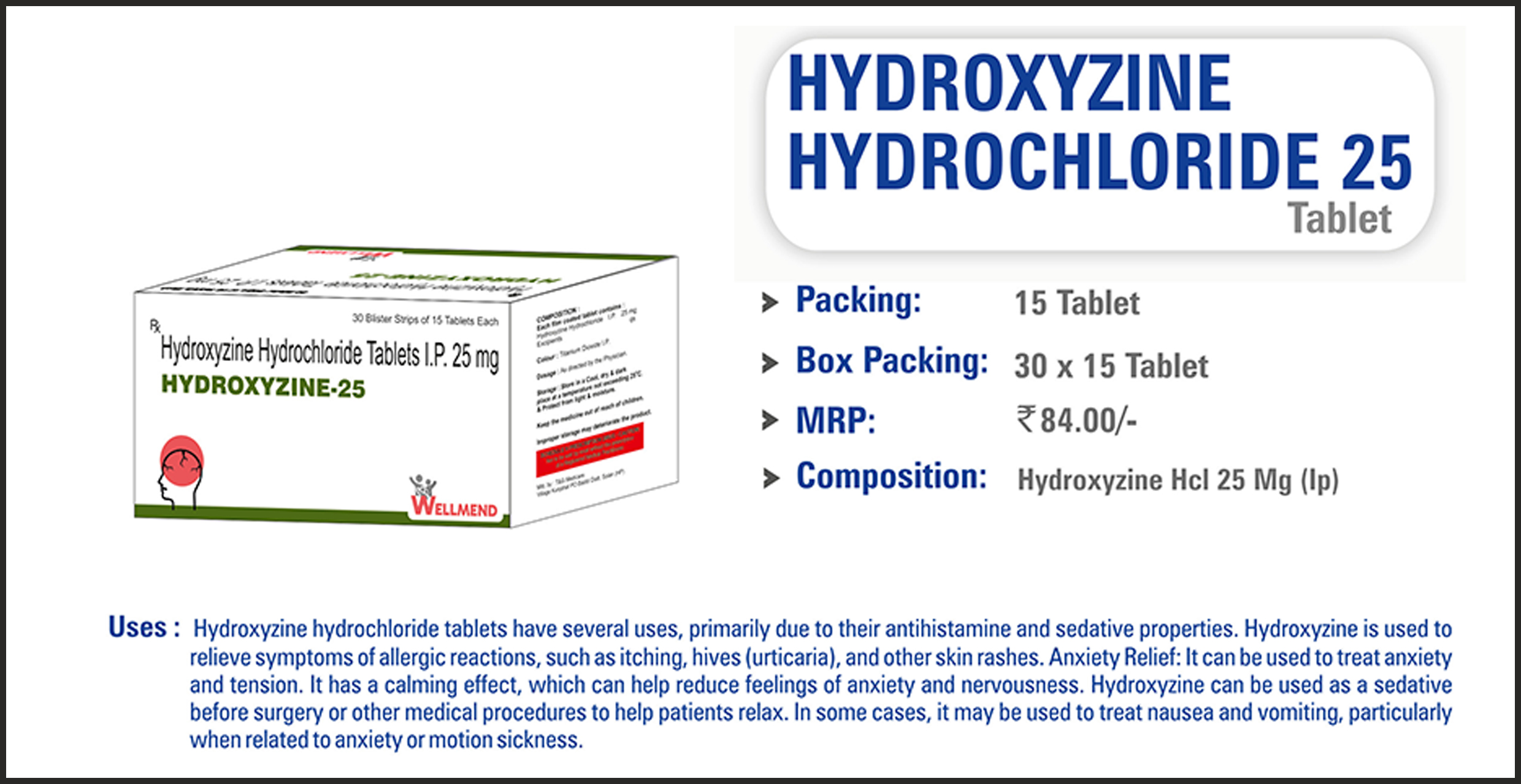 HYDROXYINE-25 Tablet