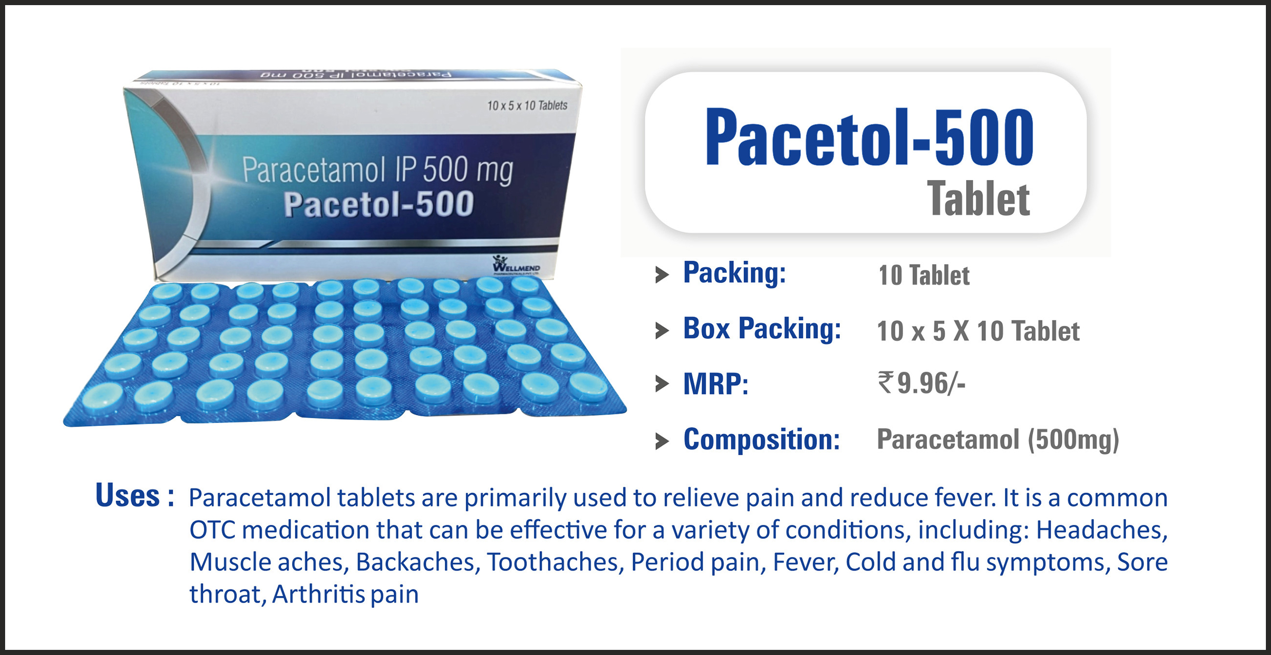 PACETOL-500 Tablet