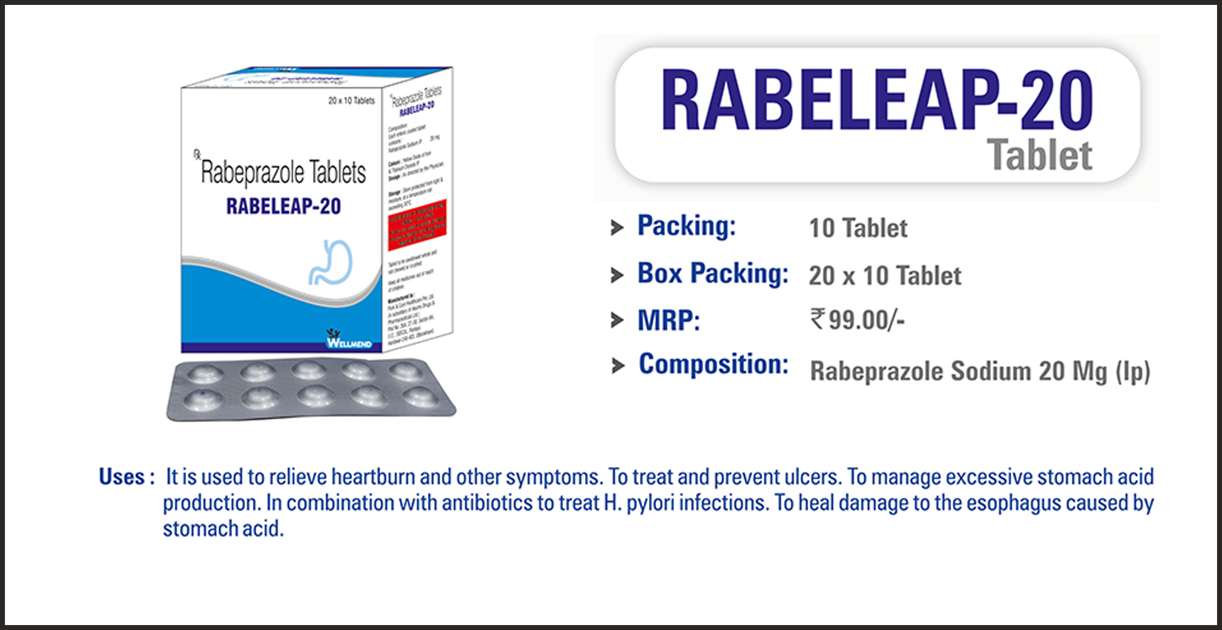 RABELEAP-20 Tablet